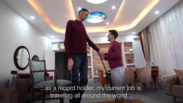 World Tallest man Sultan Kosen Interview