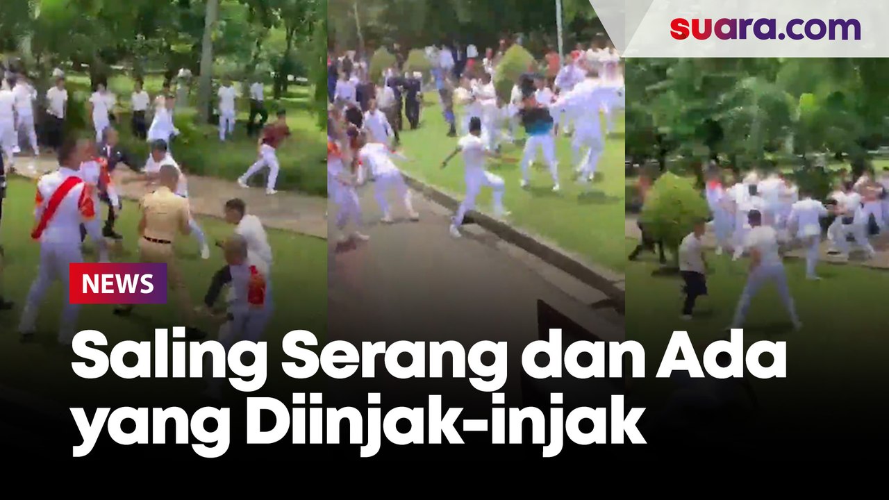 Wisuda Terpadu Kemenhub di Monas Ricuh, Sesama Perwira Saling Serang hingga Ada yang Diinjak