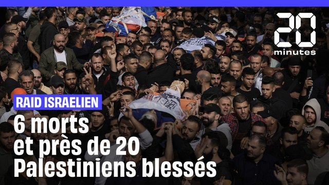 Six Palestiniens ont été tués mardi 25 octobre dans de nouveaux raids de l'armée israélienne en Cisjordanie occupée. Les opérations ont principalement eu lieu à Naplouse où les soldats ont ciblé le QG d'un groupe de combattants soupçonnés d'être impliqués