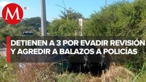 Detienen a tres personas tras tiroteo y persecución en Colima