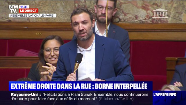 Thomas Portes, député Nupes-LFI interpelle Gérald Darmanin: Vous n'avez cessé de cumuler les gages à destination de l'extrême droite