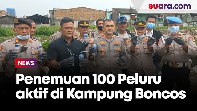 Detik-detik penemuan 100 peluru aktif di Kampung Boncos Jakbar
