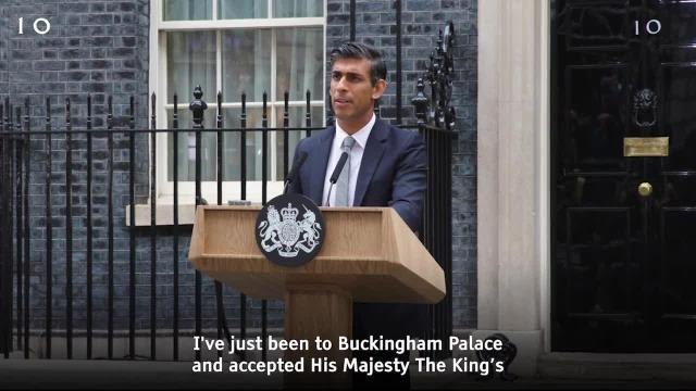 İngiltere'nin Yeni Başbakanı Rıshı Sunak: Ülkemiz Derin Bir Ekonomik Krizle Karşı Karşıya