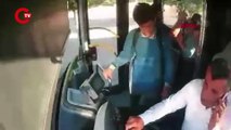 Mardin'de otobüste fenalaşan yolcuyu şoför hastaneye yetiştirdi