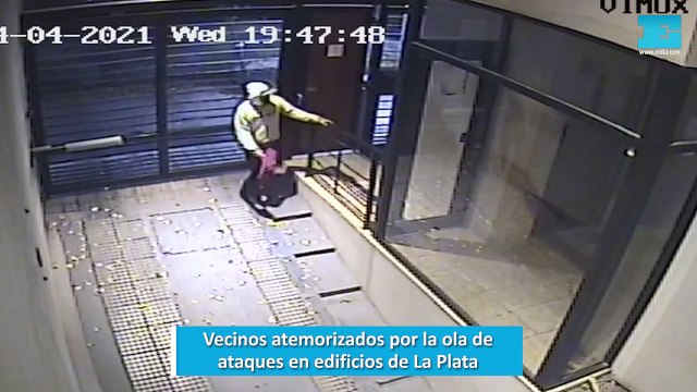 Vecinos atemorizados por la ola de ataques en edificios de La Plata