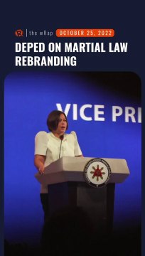 Sara Duterte: No Martial Law rebranding at DepEd