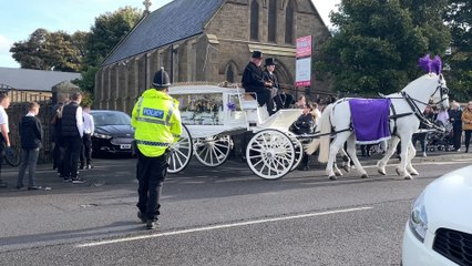 Tomasz Oleszak’s funeral in Gateshead