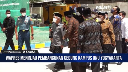 Wakil Presiden Lakukan Peninjauan Kampus UNU Yogyakarta