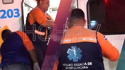 Conductor impacta contra la mediana y deja una persona herida #MóvilTGU