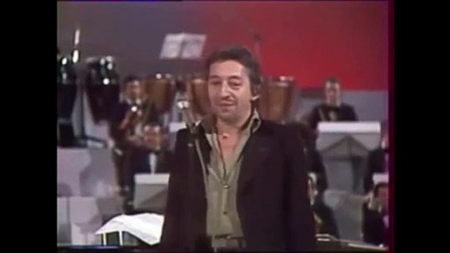 Serge Gainsbourg chante Elisa en live