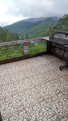 Pegunungan dihiasi perkebunan teh