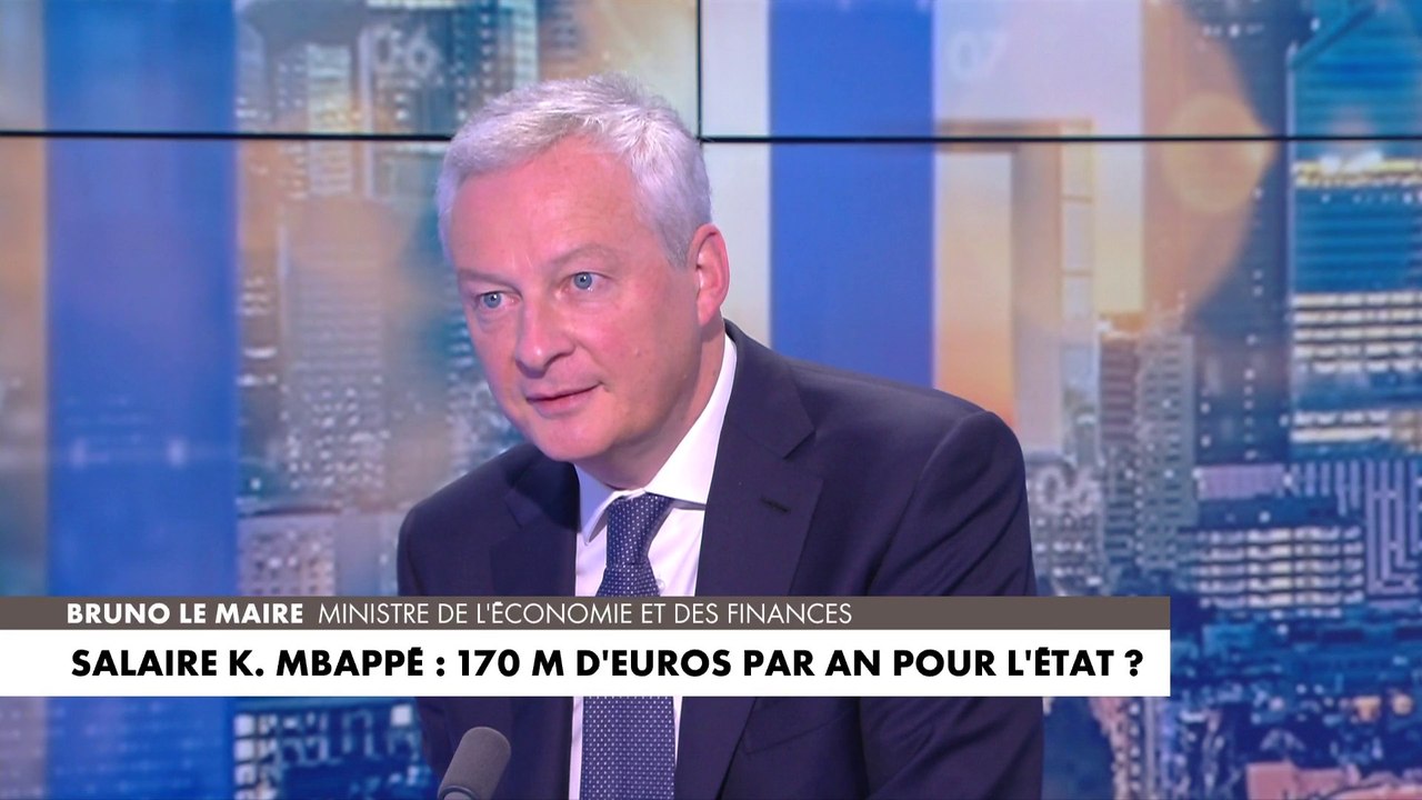 Kylian Mbappé «va payer beaucoup d'impôts» en France, se réjouit Bruno Le Maire