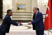 Ankara haberi! Kongo Cumhuriyeti'nın Ankara Büyükelçisi Ondele, Cumhurbaşkanı Erdoğan'a güven mektubu sundu