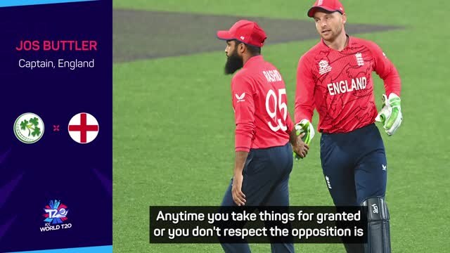 England not taking anything for granted in Ireland matchup - Buttler