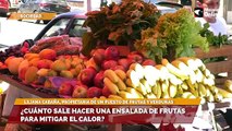 Cuánto sale hacer una ensalada de frutas para mitigar el calor