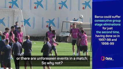 Xavi rouses Barca fans in hope of UCL miracle