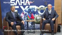Bakan Akar, Azerbaycan Savunma Bakanı Orgeneral Hasanov ile görüştü