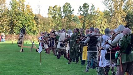 Longbow Archers celebrate the Battle of Azincourt