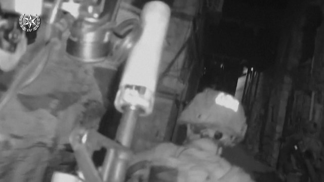 Images nocturnes d'un raid israélien ayant fait six morts palestiniens en Cisjordanie