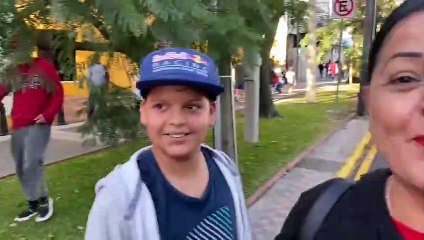 Familias enteras se reunieron  durante el Show Run de “Checo Pérez” en La Minerva