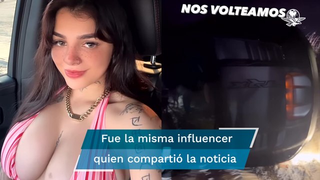 Karely Ruiz sufre accidente automovilístico en Tamaulipas