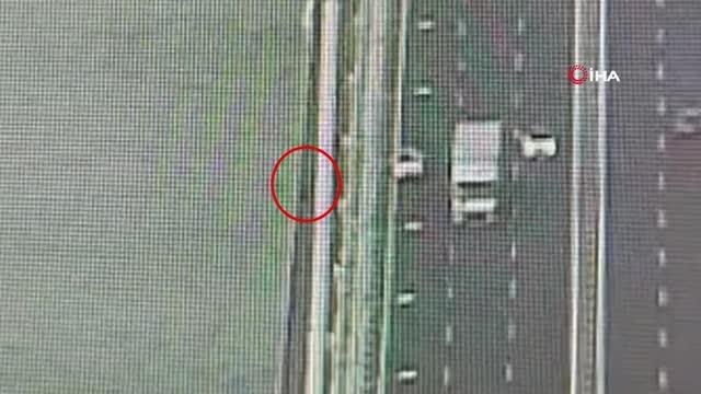 Bursa haberleri... Aracını durdurup Osmangazi Köprüsü'nden böyle atladı