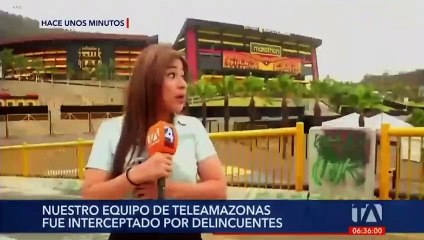 Mundo: Ladrones intentan asaltar a equipo de TV en vivo