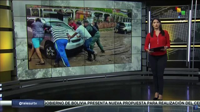 Autoridades de Venezuela atienden las afectaciones tras el paso de la onda tropical 46