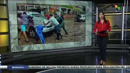 Autoridades de Venezuela atienden las afectaciones tras el paso de la onda tropical 46