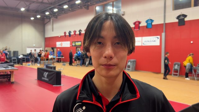 Interview maritima: Dorien Zheng après la défaite de l'ASTT Miramas à Istres