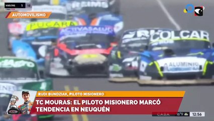 TC Mouras: el piloto misionero marcó tendencia en Neuquén