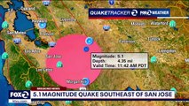 5.1-magnitude earthquake strikes near San Jose, California