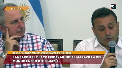 Lanzaron el Black Friday Mundial Maravilla del Mundo en Puerto Iguazú