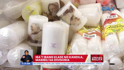 Iba't ibang klase ng kandila, mabibili sa Divisoria | UB