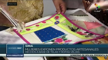 Mujeres sirias rescatan el patrimonio artesanal de la nación pese a bloqueo occidental