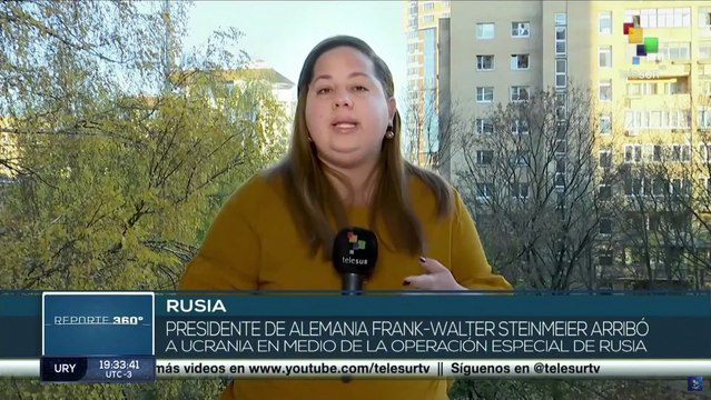 Presidente alemán arriba a Ucrania en medio de tensiones diplomáticas entre Berlín y Kiev