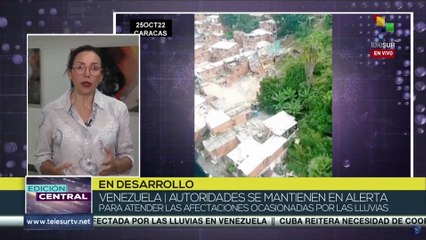 Venezuela: Sistema Nacional de Riesgo se mantiene en alerta para la protección ante intensas lluvias