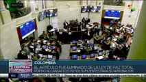 Senado colombiano rechazó artículo que presenta una alternativa al servicio militar obligatorio