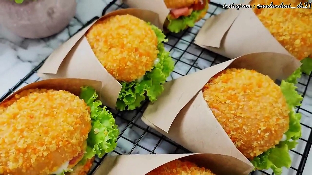 BARU JUGA BELI, ANAK-ANAK MINTA BELI LAGI KE EMAKNYA BUAT JAJAN INI LAGI!! _KRABBY PATTY GORENG_