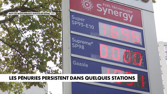 Les pénuries persistent dans quelques stations