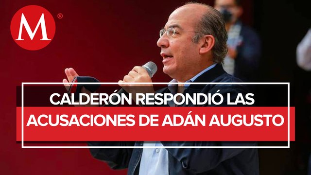Calderón niega investigación en su contra por tráfico de armas; el secretario anda muy perdido