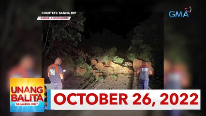 Скачать видео: Unang Balita sa Unang Hirit: OCTOBER 26, 2022 [HD]