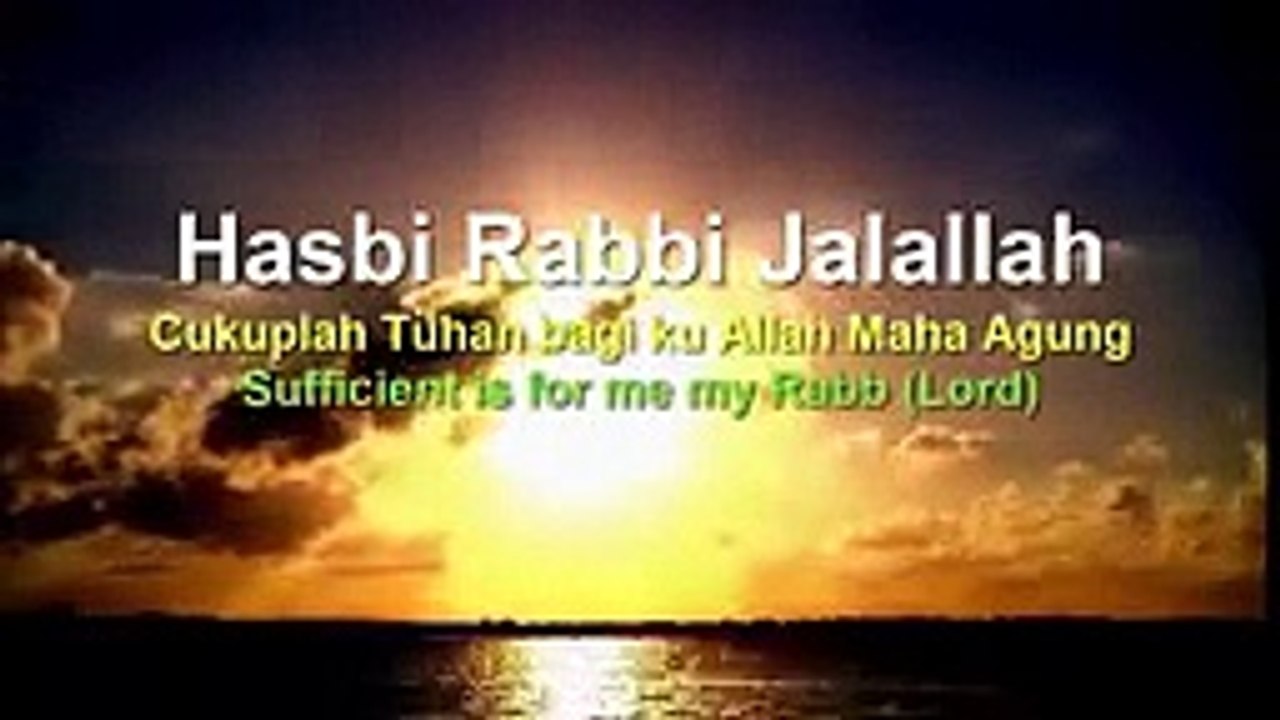 Zikir Hasbi Rabbi Jalallah 30 minutes_144p