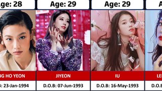Korean Actresses age youtube