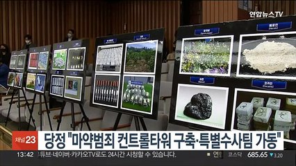 당정 "마약범죄 컨트롤타워 구축·특별수사팀 가동"