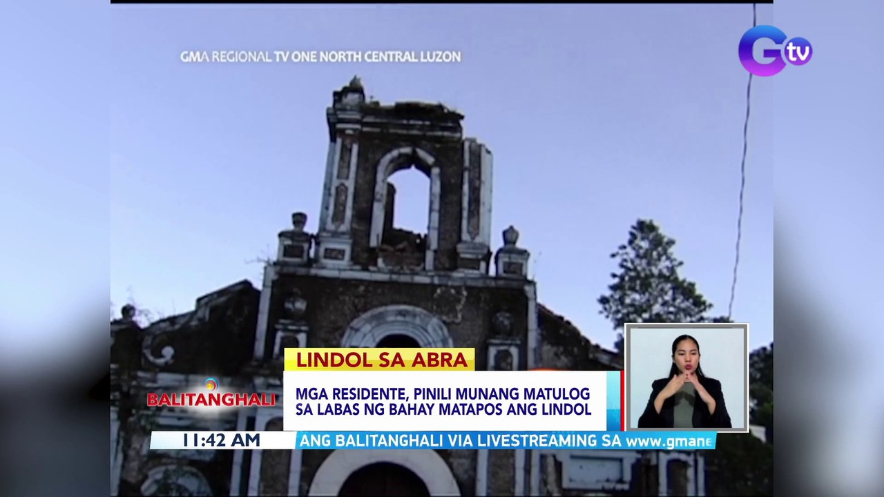 Mga residente, pinili munang matulog sa labas ng bahay matapos ang lindol | BT