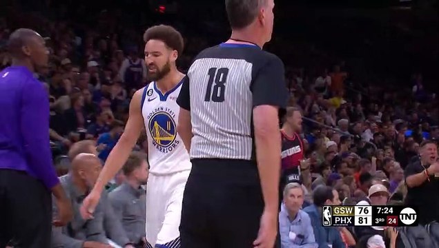 Klay Thompson expulsé pour la 1ère fois en carrière