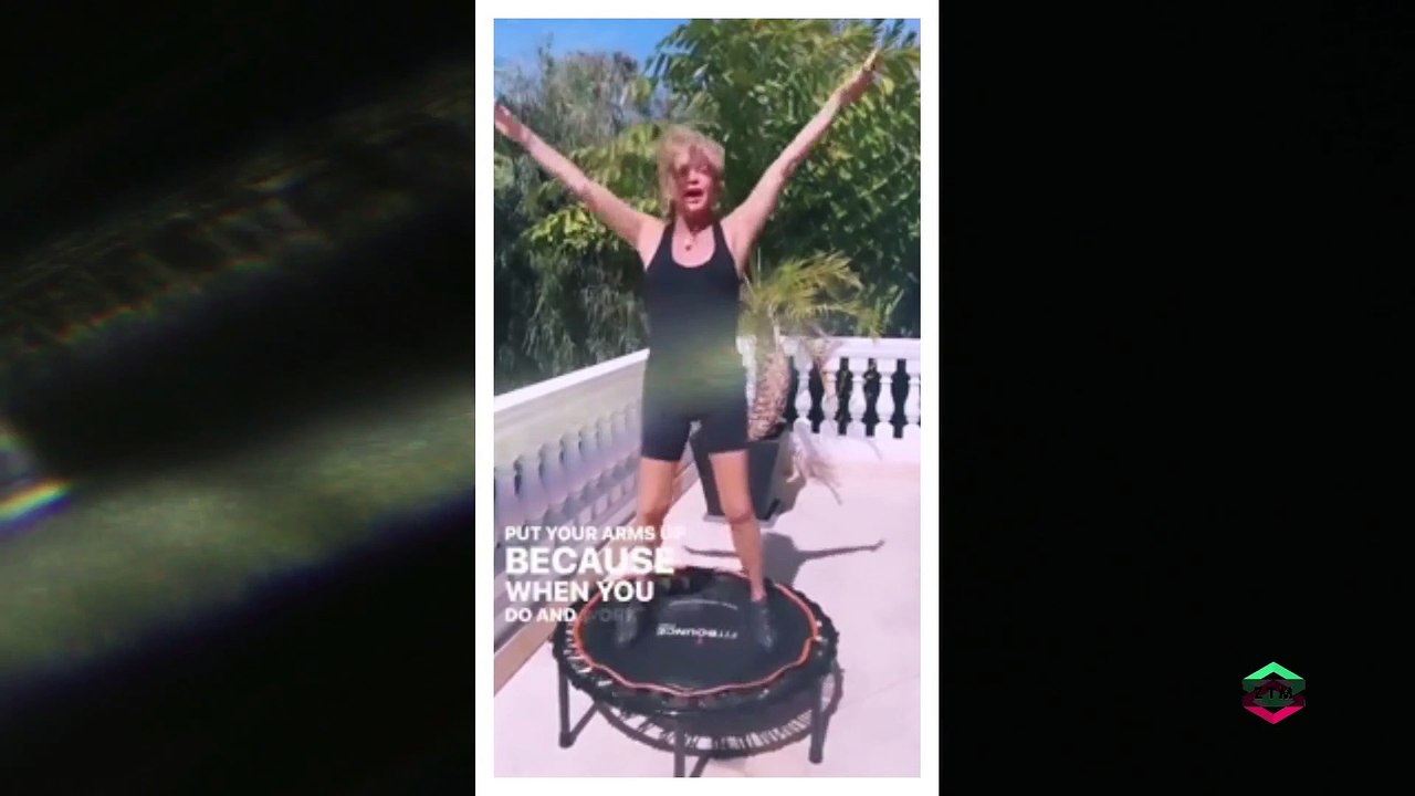 Goldie Hawn exercises to keep her mind right on a Monday