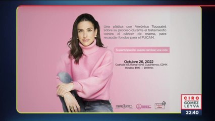 Vero Toussaint contará su historia contra el Cáncer de Mama
