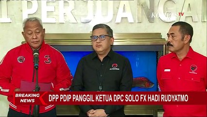 FX Rudy Dijatuhi Sanksi Peringatan Keras dan Terakhir, PDIP: Anda Kader Senior, Sanksi Lebih Berat!